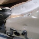 Photographs of a 2014 Chevrolet Camaro that was in an accident and repaired by Elite Paint & Body Shop in West Palm Beach Florida